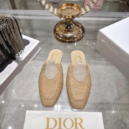 Dior Granville / Poetic Raffia Mules