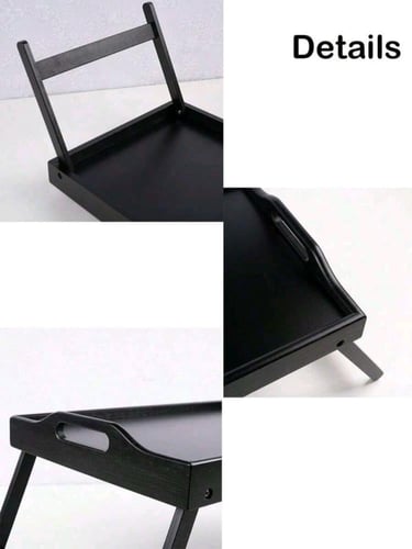 صينية تقديم خشب قابلة للطي حجم كبير