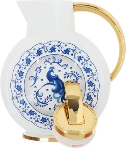 ترمس الجوهرة جلوري، 900 مل ، حافظة داخلية زجاج - أ...