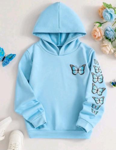 أشتري بلوفر بناتي برسومات الفراشات والثاني مجانًا