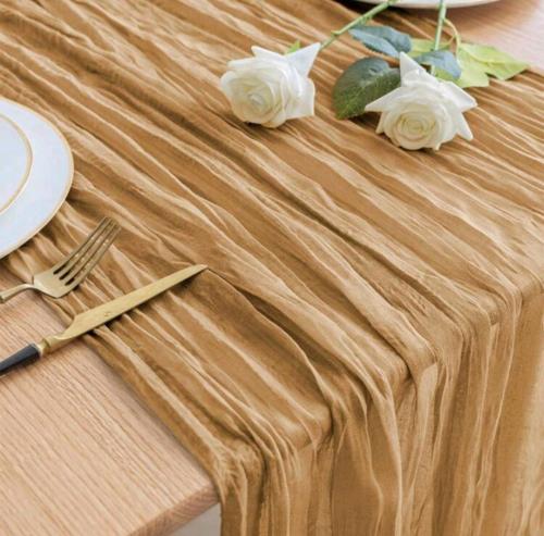 منديل طاولة بوهيمي - بني