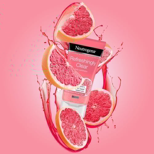 مقشر يومي جريب فروت وردي للنساء من نيوتروجينا 150م...