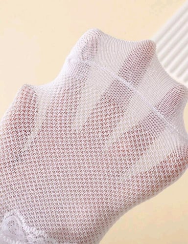 زوج واحد جورب بناتي بطبقة من الدانتيل مناسب لعمر 4...