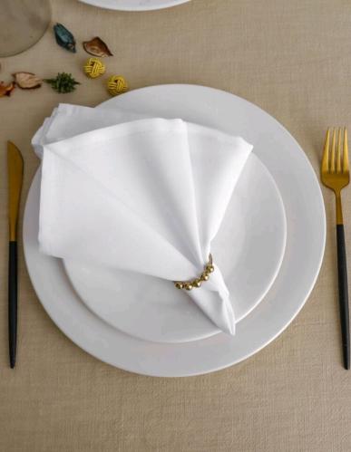 مجموعة من مناديل المائدة عبارة 6 قطع - اللون / الأ...