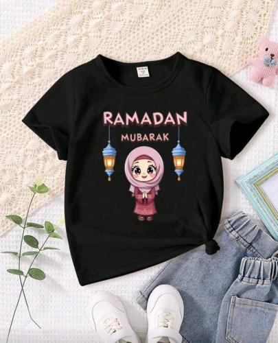 تي شيرت بناتي برسومات رمضانية