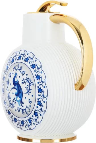 ترمس الجوهرة جلوري، 900 مل ، حافظة داخلية زجاج - أ...