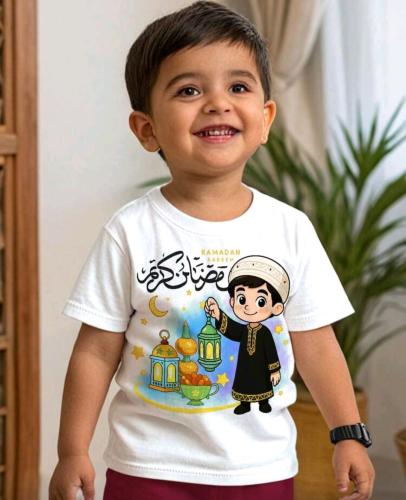 تي شيرت أولاد برسومات رمضانية