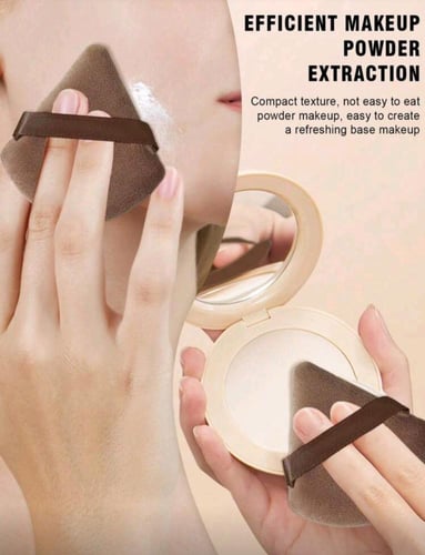 10 قطع من اسفنج المكياج المتنوع باللون البني