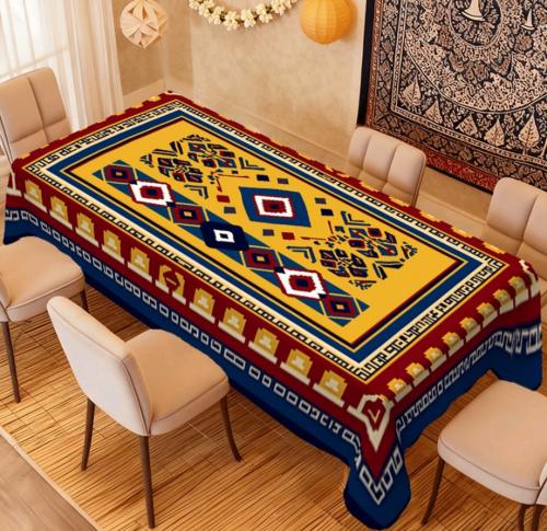 مفرش رمضاني بنقش إسلامي قديم من قماش البوليستر