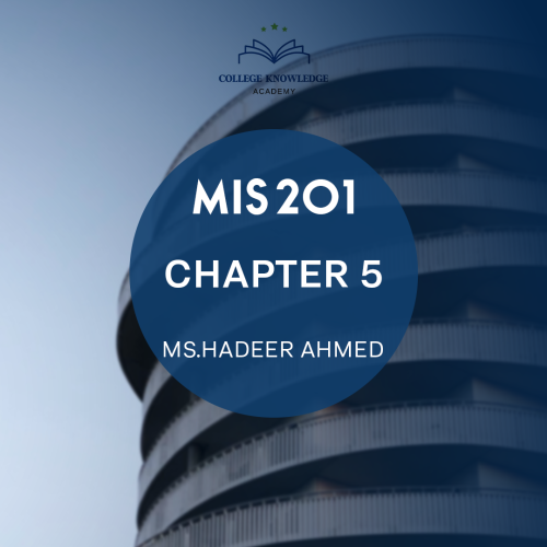 MIS 201 | Chapter 5