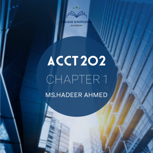Acct 202 | chapter 1