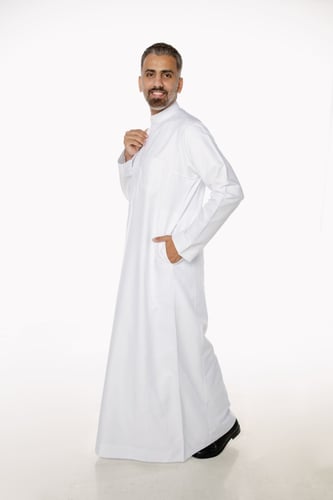 ثوب إزاري أبيض رجال