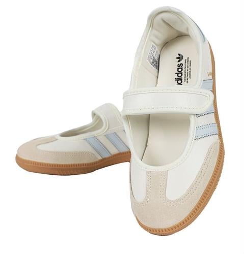 adidas Samba ballet ( white & Light blue)