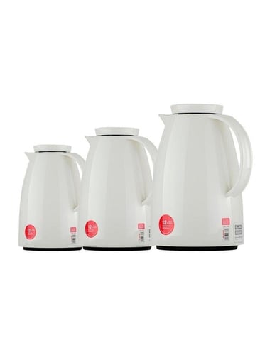 ترمس شاي وقهوة ابيض ( متعدد المقاسات )