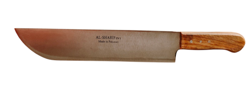 ساطور الشريف باكستاني بمقبض خشبي 32 سم
