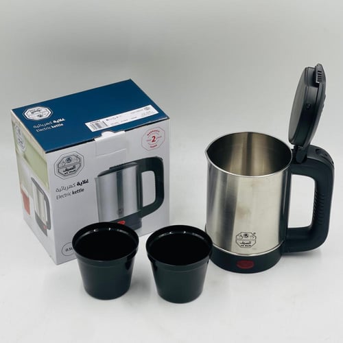 غلاية صغيرة استيل 0.5 لتر 1000 واط ماركة السيف