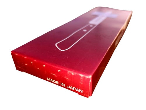 طقم سكين فاكهة الأصلي ياباني بمقبض خشبي 12 حبة