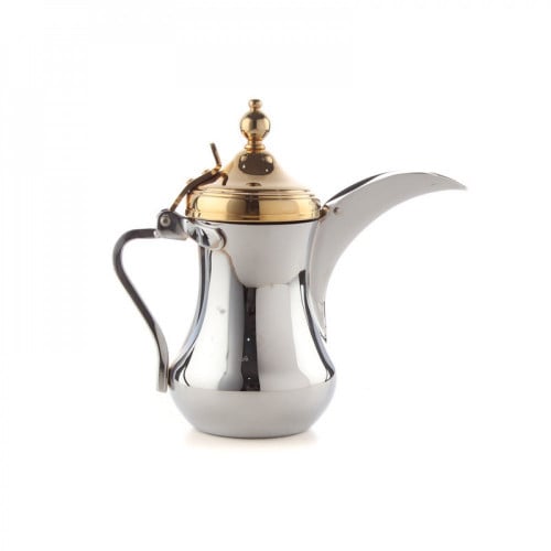 دلة العساف الأصلي بغدادي راس ذهبي مقاس 32