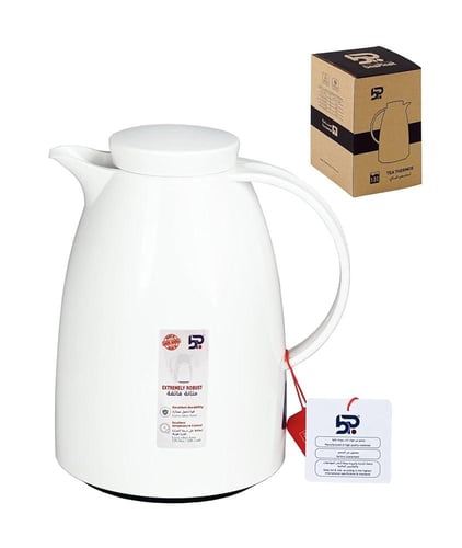 ترمس شاي وقهوة ابيض ( متعدد المقاسات )