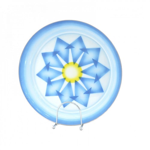 صحن غضار ازرق مقاس 50 اندونيسي