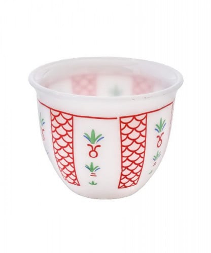 طقم فناجيل الكيف وسط من السيف، 12 قطعة