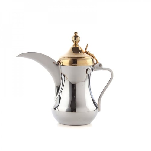 دلة العساف الأصلي بغدادي راس ذهبي مقاس 40