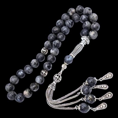 سبحة فاخرة بحجر العقيق– تصميم أنيق وفريد