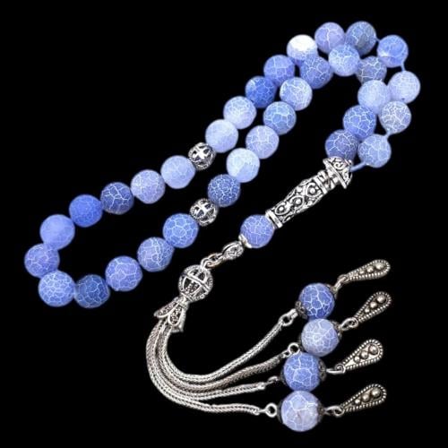 سبحة فاخرة بحجر الأونكس– تصميم أنيق وفريد