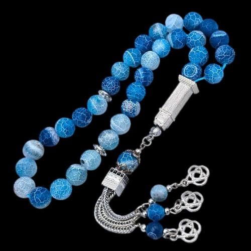 سبحة فاخرة بحجر الأونكس– تصميم أنيق وفريد