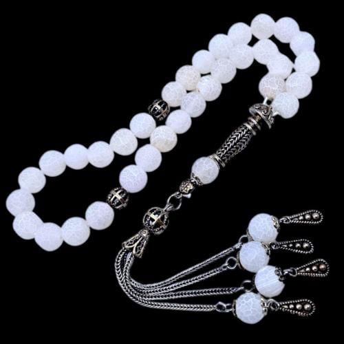 سبحة فاخرة بحجر الأونكس– تصميم أنيق وفريد