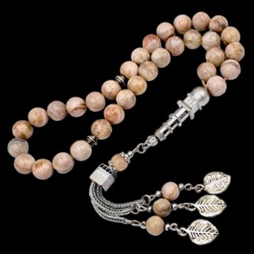 سبحة فاخرة بحجر العقيق– تصميم أنيق وفريد