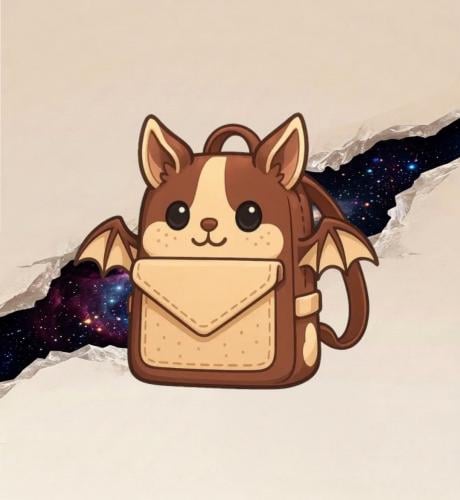 Chocolate Chip Backpack - شنطة البات دراجون شوكلت