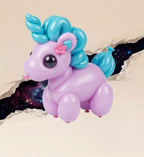Balloon Unicorn - يوني كورن بالون نو بوشن ادوبت مي