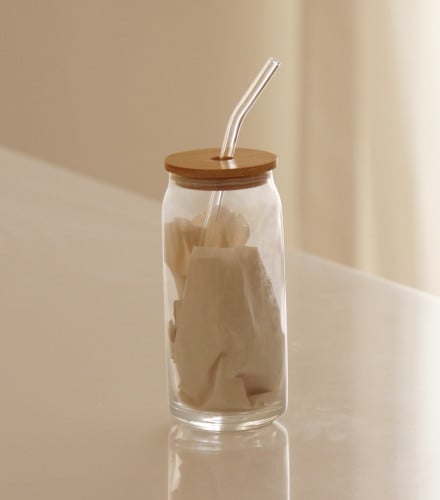 كوب زجاجي حسب الطلب