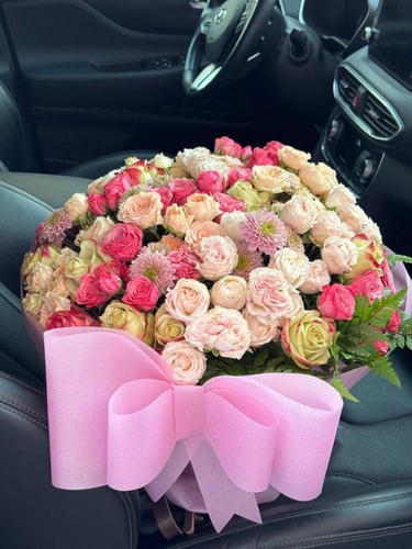 المتميزة، بوكيه ورد طبيعي فاخر