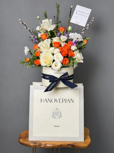 شوكولاتة هانوفريان بتنسيق ورد مميز