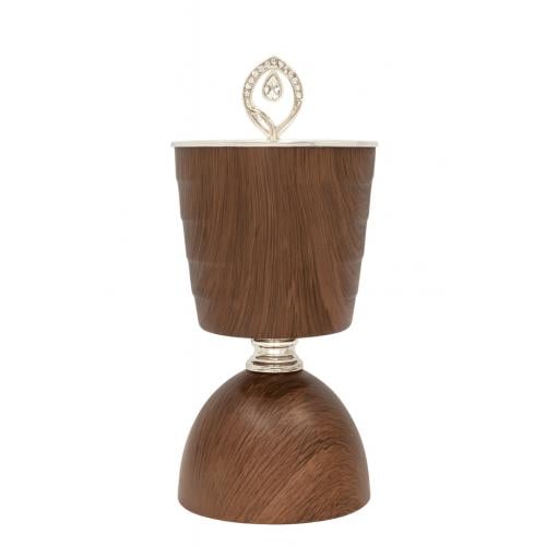 مبخرة معدن لون خشبي مقاس 20سم رقم 07814037