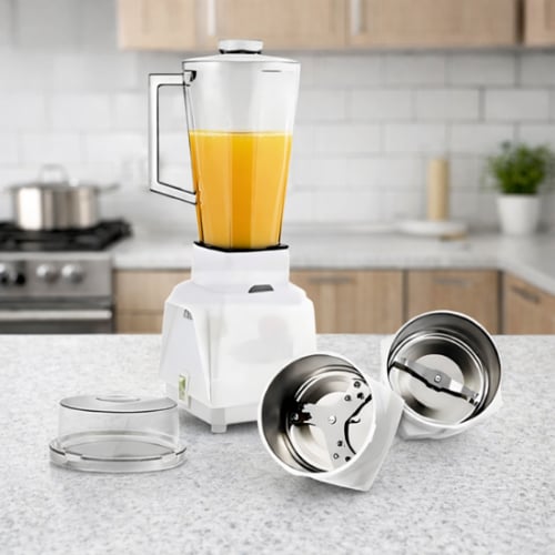 بكج التميز (خلاطة مع مطحنة + فرامة لحم + غلاية ماء...