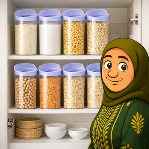 8 برطمانات كبيرة وفاخرة سعة 1800 ملتر