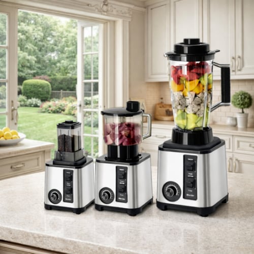 خلاط ومفرمة ومطحنة كهربائي 8 × 1 قوة 9500 واط