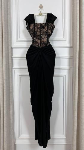 Lace corset dress