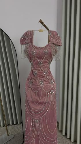 Royal pink dress
