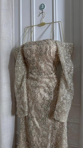 فستان بريق الماس