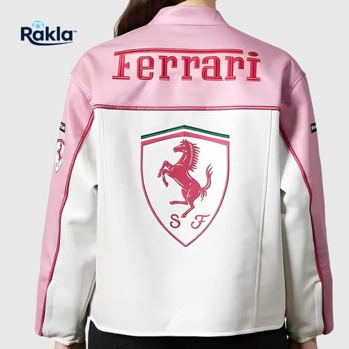 جاكيت فيراري بينك