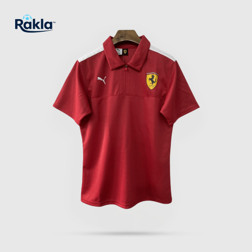تيشيرت فيراري بولو سادة 2025