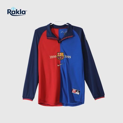 تيشيرت برشلونة كلاسيك كم طويل
