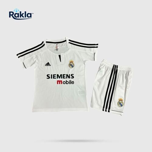 طقم ريال مدريد 04/05 أعمار صغيرة أبيض