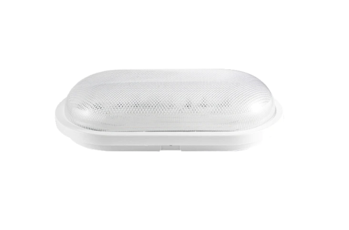 كشاف بيضاوي غطاء شفاف لون الانارة اصفر 20 واط