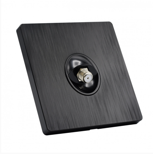 فيش دش مفرد بيانو أسود 7*7