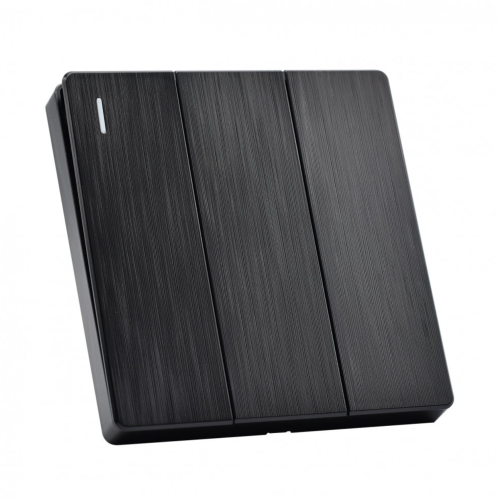 مفتاح ثلاثي بيانو أسود 7*7